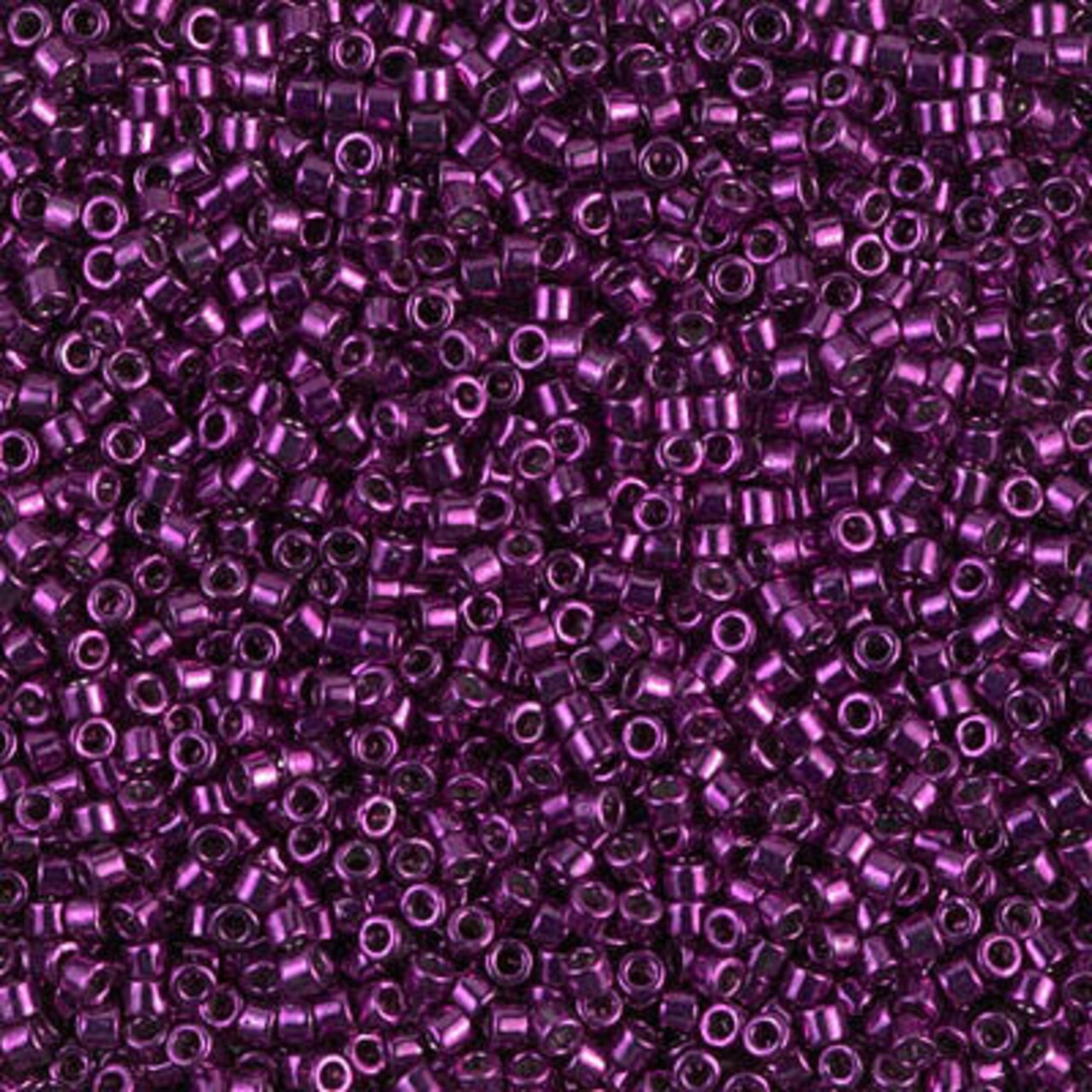 Miyuki Delica Bead 11/0, DB0463, Galvanized Dark Magenta, 5 grams